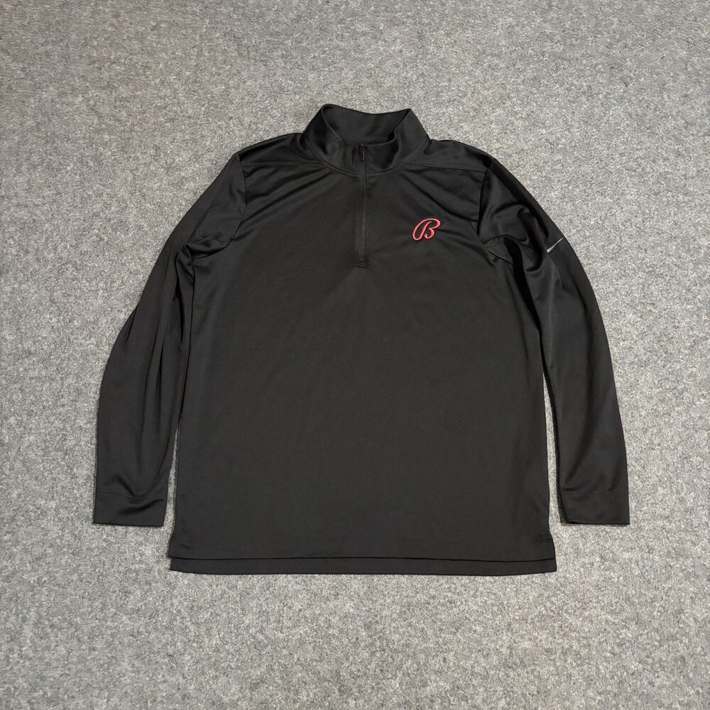 Nike Victory Dri-FIT 1/2 Zip Pullover Men’s Large Black Logo